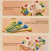 Carrot Baby Pull String Toy Develops Cognitive Crab Montessori Sensory Toys   Gifts