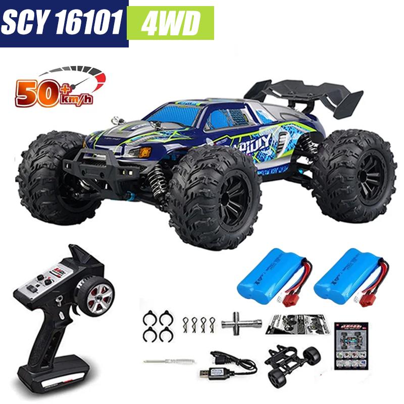 Scy16101 pro Высокоскоростная RC Машинка Бесколлекторная 4WD Внедорожник Дрифт Машина на Радиоуправлении 1:16 профессиональных гоночных автомобилей против SG116MAX Wltoys