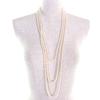 TIFFANY&Co. Necklace Long Pearl Necklace Accessories White System Pearl Women Used