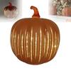 Halloween Pumpkin Light Battery Operated LED Glass Pumpkin Lantern for Halloween Fall Autumn Thanksgiving Decor
