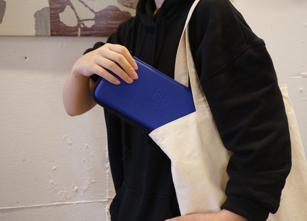 Switch Slim Hard Pouch for Nintendo Switch Black [Nintendo Compatible]