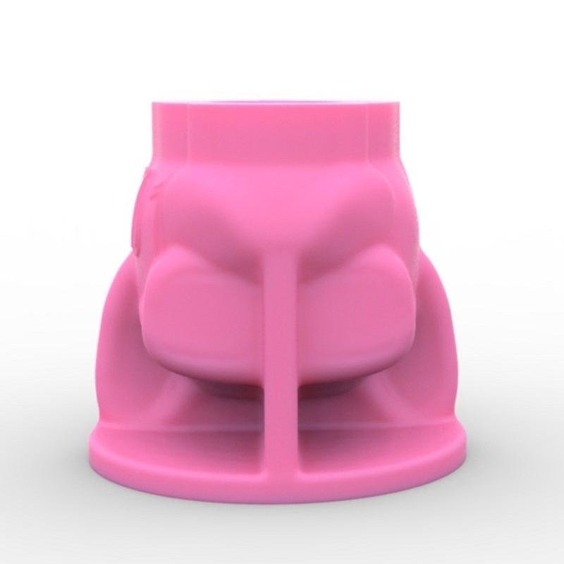 Dog Head Flower Pots Mold Epoxy Resin Molds Pen Holder Candle Holder Cement Planter Silicone Mould Home Decorations