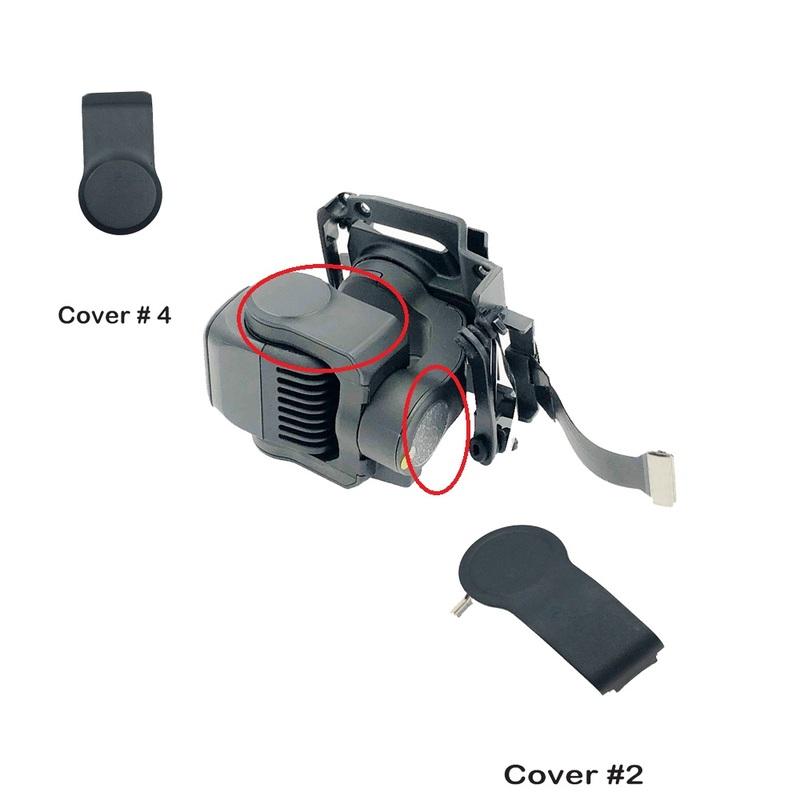 Gimbal Parts for DJI Mavic Air 2 Gimbal Camera Motor Side/Back Cover Cap Set Lens Glass Ring Signal Flexible Cable (Tested )
