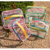 Blancblack Color Pop Vivid Square Transparent Multi Use Water Play Pouch