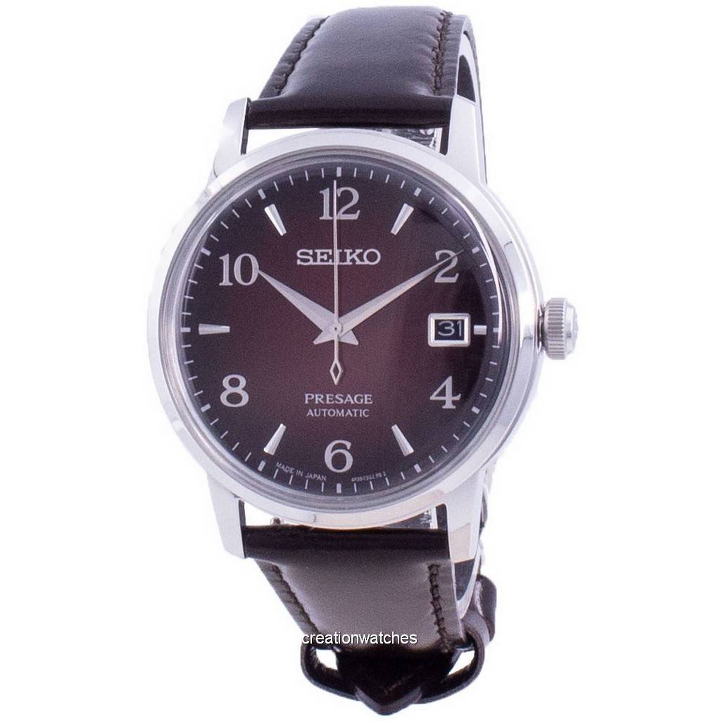 Seiko Presage Cocktail Time 'Negroni' Automatic SRPE41 SRPE41J1 SRPE41J Men's Watch