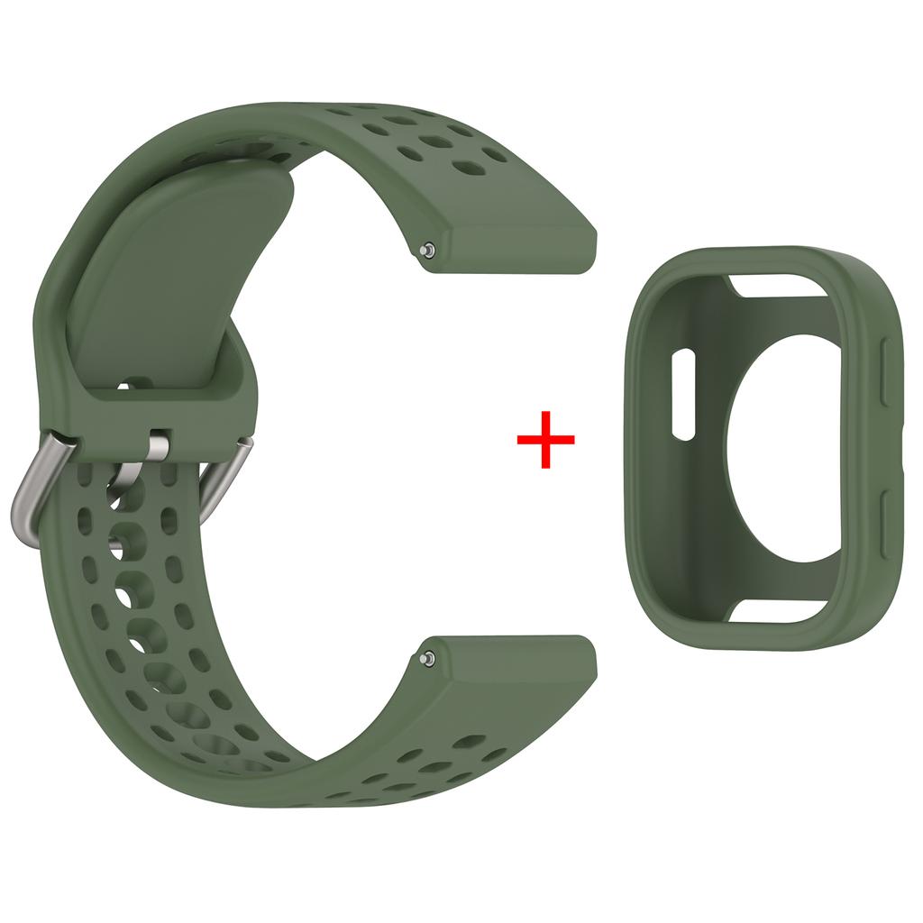 Оригинальный силиконовый+чехол для Amazfit Bip 6, аксессуары для ремешка, мягкий дышащий ремешок Correa+защитная накладка-бампер для браслета Amazfit Bip6