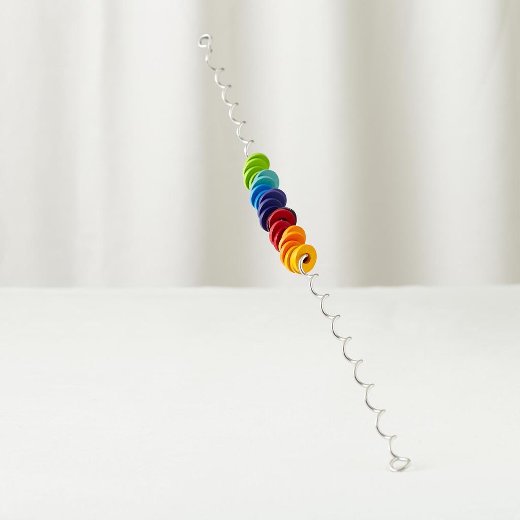 Игрушки Обучающие игрушки Спиральное повторяющееся движение Наука Визуальная игрушка 52 см Радуга Радужная спираль Grimm's