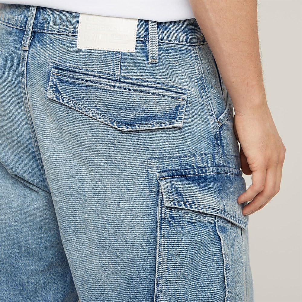 G-Star Джинсы G-STAR Мужские Джинсовые Брюки Свободный Крой синие Rovic 3D Loose Denim D26149-D788-H119-W32/L30