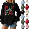 Women's Loose Comfortable Casual Fashionable Character Printing Round Neck Long Sleeved Sweatshirt