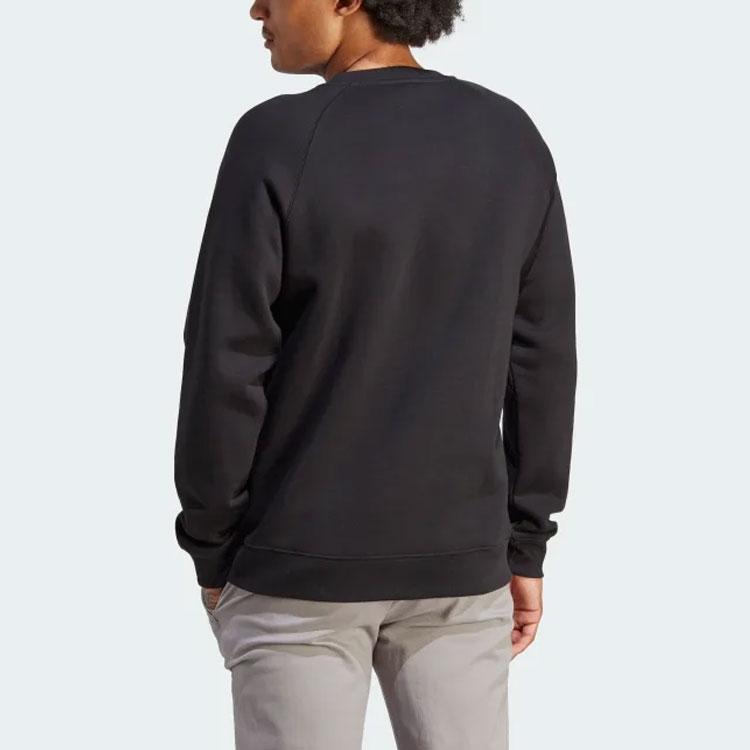 Adidas Originals Trefoil Essentials Crewneck Sweatshirt Мужской свитшот черный IM4532
