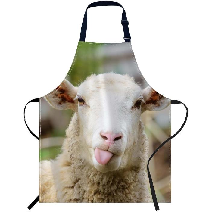 oFloral Dog Paws and Bones Pattern Apron Adjustable Bib Chef Aprons Cooking Apron Unisex Women Men Aprons Perfect for Home Kitchen, Baking,