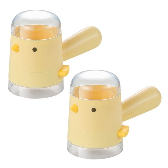 2 шт. Диспенсер для соли Солонка Одно касание 0,5 г Мерная банка для специй Кухонная емкость для приправ с пыленепроницаемой крышкой Количественная бутылка для специй