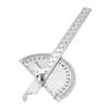 15Cm 180 Degree Adjustable Protractor Multifunction Stainless Steel Angle Ruler