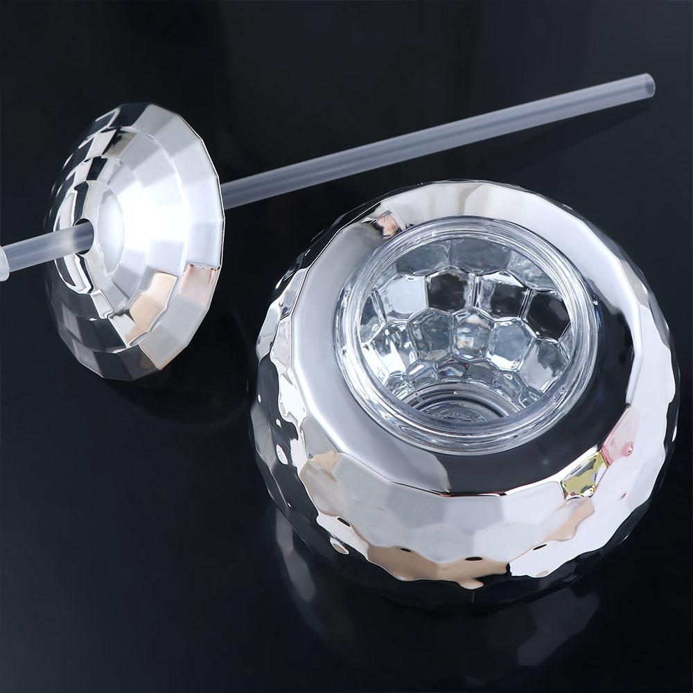 Party Sparkly Flashlight with Straw Bar Tools Disco Ball Cup Cocktail Wine Goblets