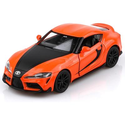 Масштаб 1/36 Toyota Supra Speed and Passion 9, литые под давлением модели автомобилей, игрушечные машинки Toyota с откатным механизмом, автомобили, подарки для мальчиков и девочек