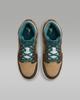 DZ6335-200 Nike GS Air Jordan 1 Mid SE Какао Вау Але Коричневый Пень Светящийся Зеленый