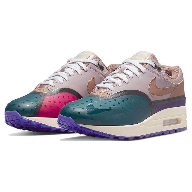 Nike Air Max 1 Premium Женские Сливовый Туман Розовый Оксфордский Песок Дрейфующий Ископаемый Розовый DV2301-501