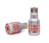 2 Pcs LED Bulb W16W, T15 12-24V 100% CAN Red Strong, No Error Off-Road