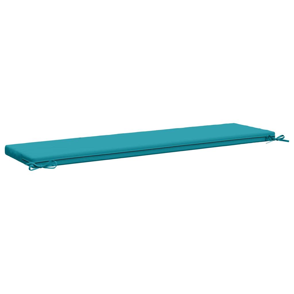 2 piece Bench Cushion Set SOEST 2 pcs. 100percent Polyester Turquoise