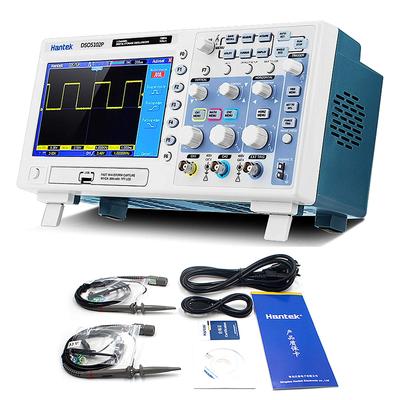Цифровой осциллограф Hantek DSO5102P, 2 канала, 1 выборка, 100 МГц, Гвыб/с, в реальном времени