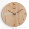 Solid Wood Wall Clocks Elegant Creative Silent Aesthetic Clock Circular Unique Ornaments for Home Interior Decoration House Accessories Interior Home