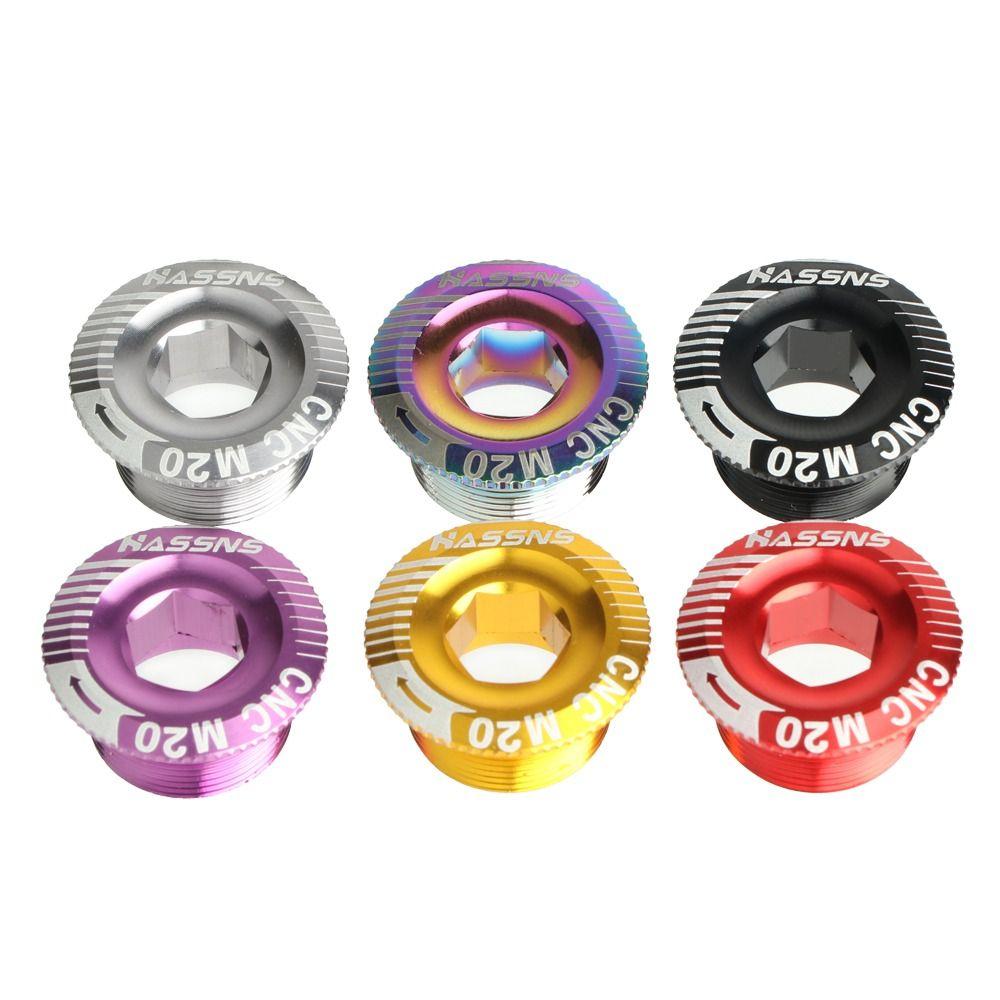 Bolt Bicycle Crankset Nut Crank Bolt Cover Bike Crank Arm Fixing Bolt Bike Crank Cover Screw