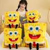 Очаровательная плюшевая игрушка Спанч Боба, мягкая набивная кукла, детская подушка для обнимания, подарок
