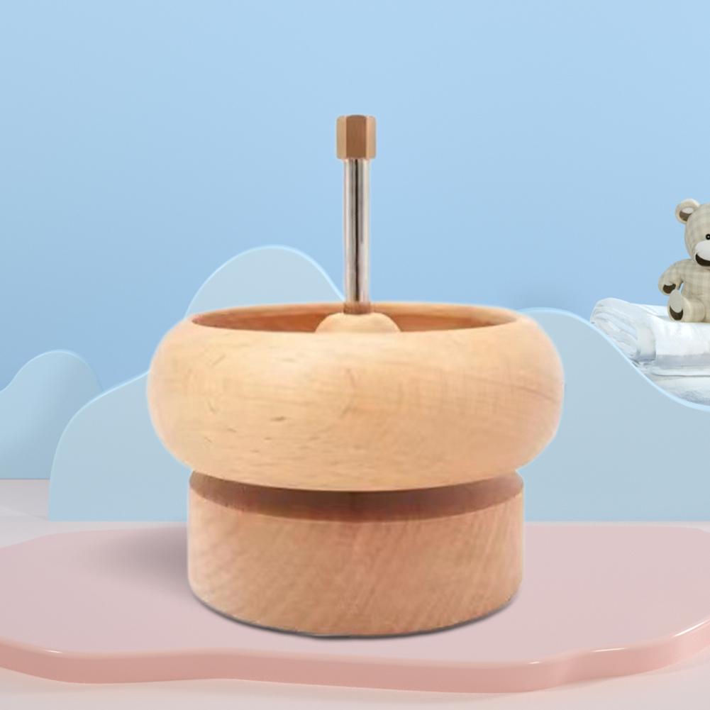 Экономящий усилия деревянный спиннер для бусин для изготовления браслетов, деревянный держатель для бусин, чаша для быстрого нанизывания бусин, набор, лучший подарок для изготовления ювелирных изделий