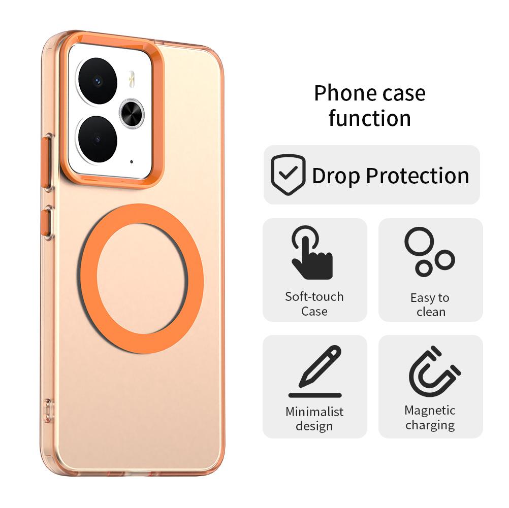 For Realme 14 5G Magnetic Case Anti Drop Hybrid Phone Back Cover