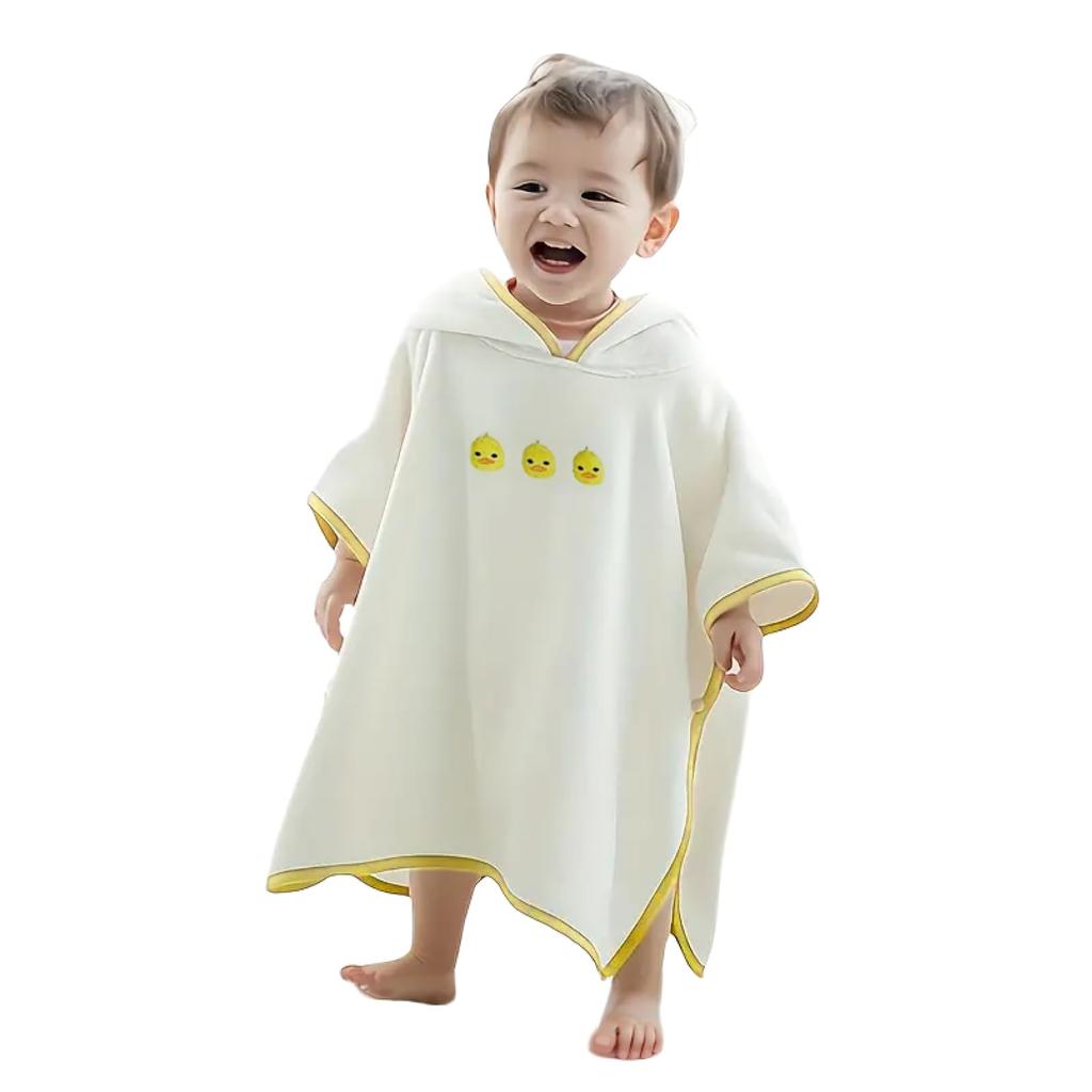 Baby Bathrobe Mom Baby Items Bath Poncho Swaddle Newborn Baby Gifts Twins Sleeper [TraEn230] One-Op (Chick)