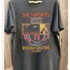 Футболка The Strokes Рок-группа Ретро Мужская Женская Футболка Классический Стиль Унисекс Угольный Оверсайз Короткие Рукава Высокое Качество Харадзюку Женская Мужская Одежда