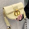 Niche Design Bag 2025 New Spring and Summer Fashion High-end Shoulder Bag Popular Saddle Bag Women's Messenger Bag