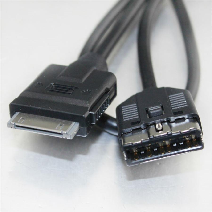 Для Jaguar Land Rover Ipod Iphone 4S Адаптер Медиаинтерфейса Кабель Aux