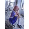 Gasai Yuno Косплей Аниме Дневник будущего Gasai Yuno Mirai Nikki Косплей Костюм Школьная форма Бант Короткая юбка Парик Костюмы на Хэллоуин
