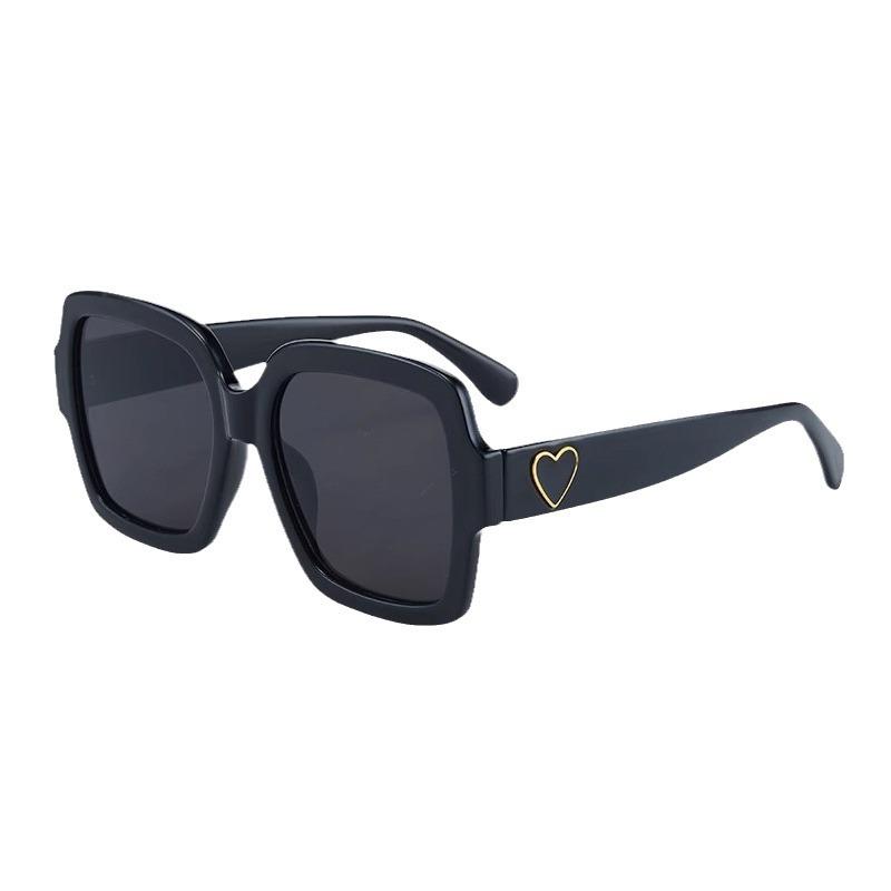 Сладкие И Крутые Горячие Девушки Черные Квадратные Солнцезащитные Очки Женские Высококлассные Чувственные Очки Для Круглого Лица Тонкие Очки Солнцезащитные Очки С Большой Оправой Тренд