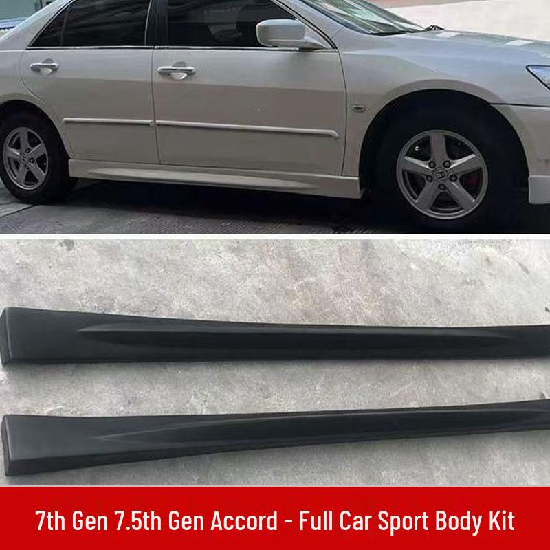 Front Lip & Side Skirts Rear Lip for 7th/7.5th Gen Accord - Japanese Version