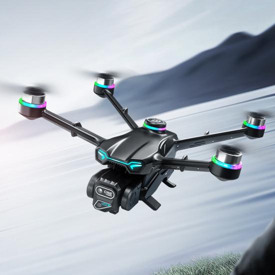 Дрон с дистанционным управлением, двумя камерами, GPS-позиционированием, бесщеточным двигателем, оптическим потоком, парящим в воздухе, для аэрофотосъемки, для детей, взрослых, для начинающих, складной, RC
