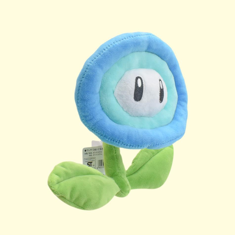 Super Mario Sunflower Yellow Star Orange Flame Flower Blue Ice Flower Pentagram Simulation Plush Doll