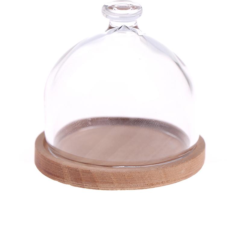 1:12 Миниатюрная кукольная банка для конфет, стеклянный поднос для десертов и фруктов, игрушка для декора кукольного домика