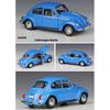 Масштаб 1/24 Welly Volkswagen Beetle, модель автомобиля из сплава, литье под давлением, металлические игрушечные автомобили, модель автомобиля, коллекция высокой имитации, детские подарки