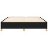 vidaXL Bettgestell ohne Matratze Schwarz 180x200 cm Stoff