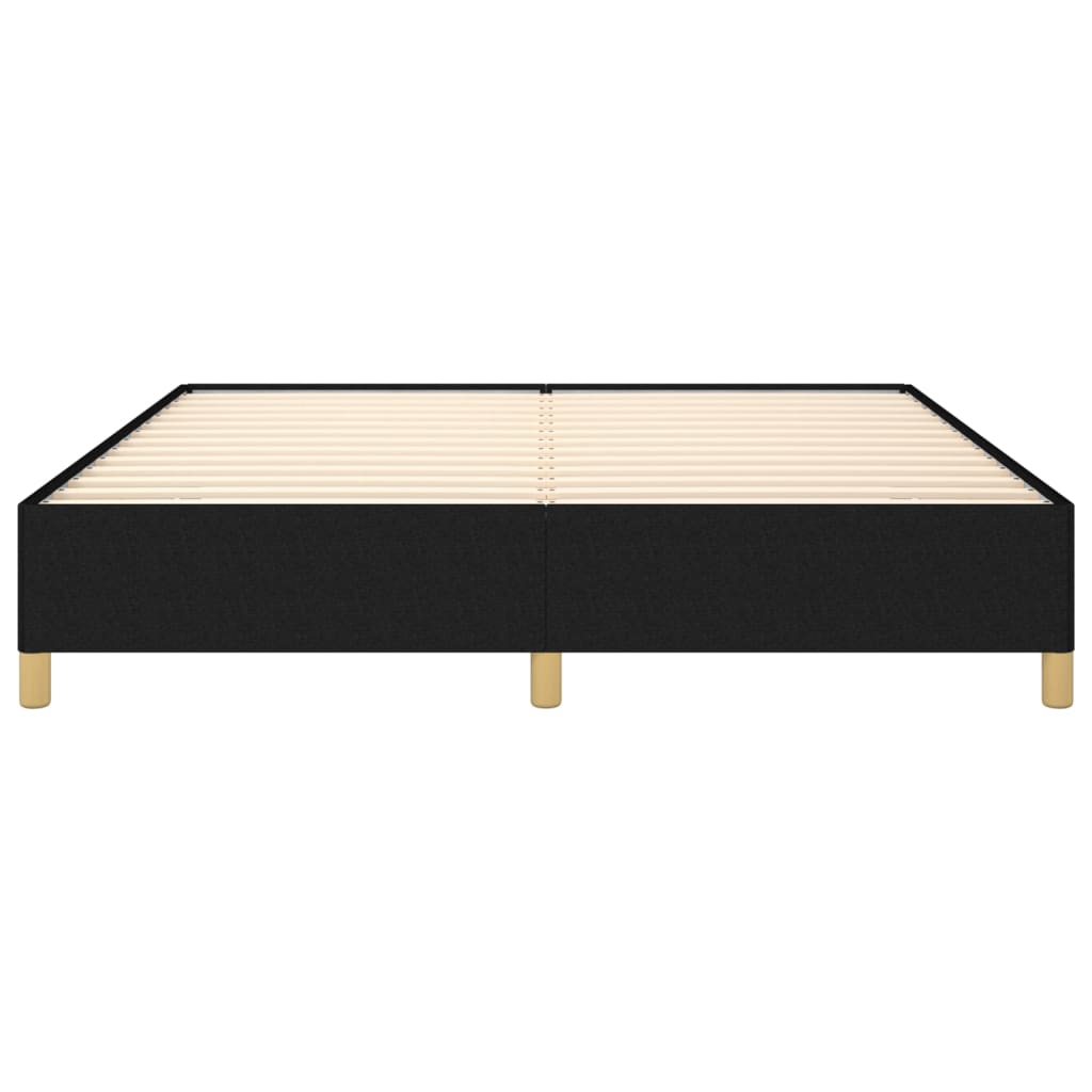 vidaXL Bettgestell ohne Matratze Schwarz 180x200 cm Stoff