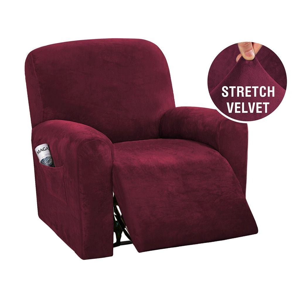 Бархатные чехлы на диван, эластичный протектор для дивана, мягкие чехлы для кресла-реклайнера, Lazy Boy