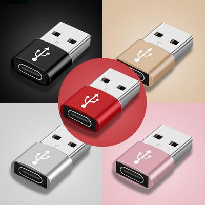 Адаптер-конвертер USB-Type C Адаптер USB 3.0 Портативный мини-адаптер для компьютера и телефона Конвертеры для мобильных телефонов Зарядка