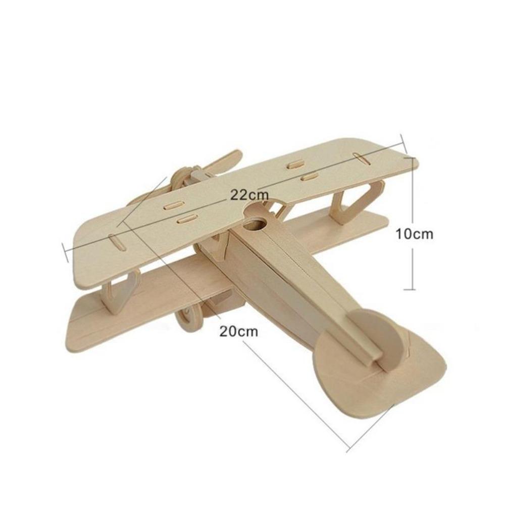 Wooden Plane Puzzlekits 3D Craft Wood Jigsaw Airplanes  Kids Gift