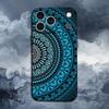Totem Colorful Flower Mandala For iPhone 12,14,13,15,8,7,16,11,17,X,Mini,Plus,Pro,XR,SE,XS,Max,Soft Silicone Black Case