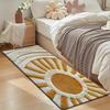 Warm Sunny Texture Vibrant Pattern Non-Slip Floor Mat Absorbent Washable Decorative Area Rug for Living Room Bedroom Bathroom
