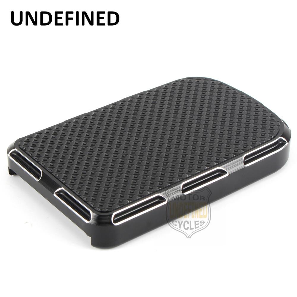 Накладка на педаль тормоза с ЧПУ, большие подножки, подушечки для Harley Touring Road King Electra Street Glide Softail Fat Boy Dyna FLD Trike