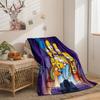 Cartoon Simpson series double-sided flannel 2D digital printing blanket blanket