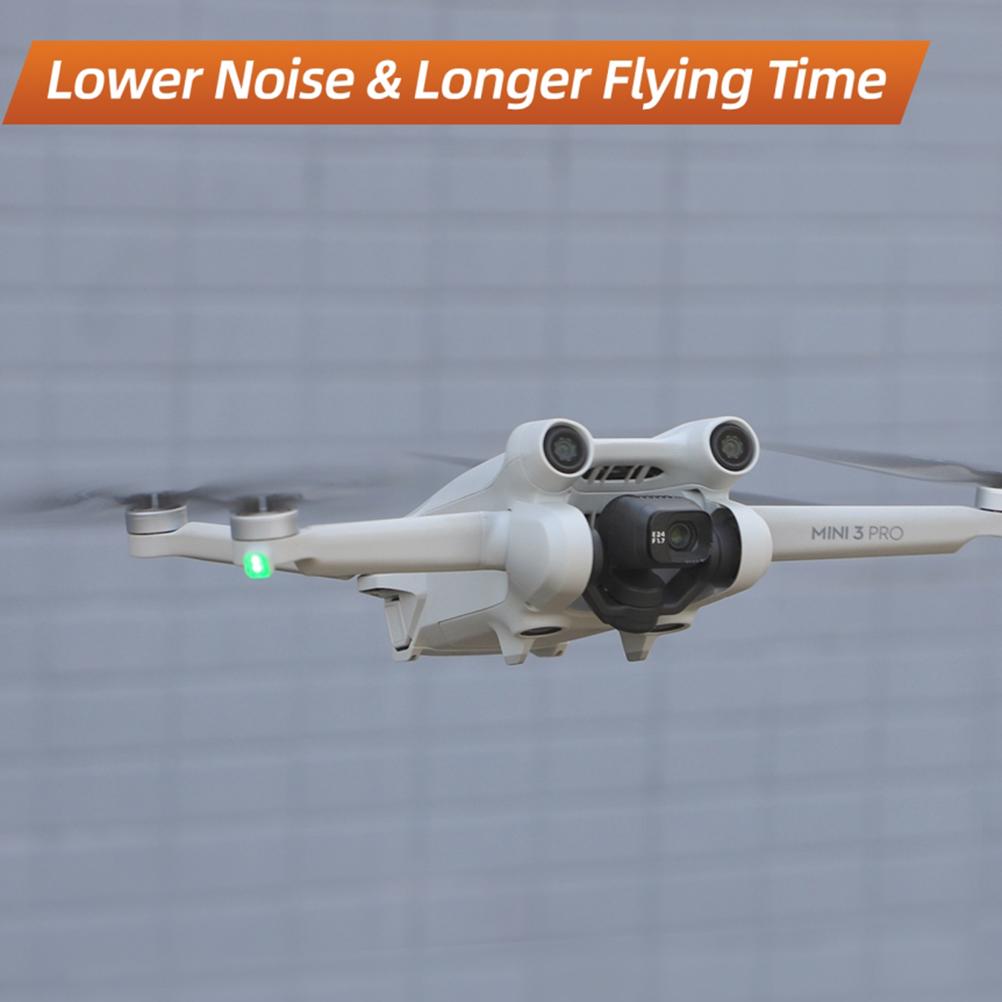 Комплект пропеллеров для дрона Лопасти пропеллера из углеродного волокна с низким уровнем шума совместимы с DJI Mini 3 Pro